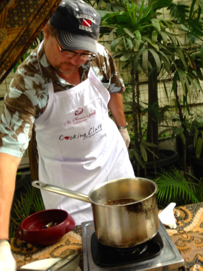 Chicken soup with coconut milk