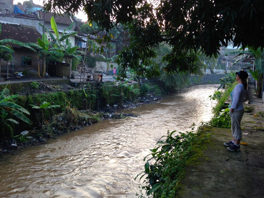 A river runs through it